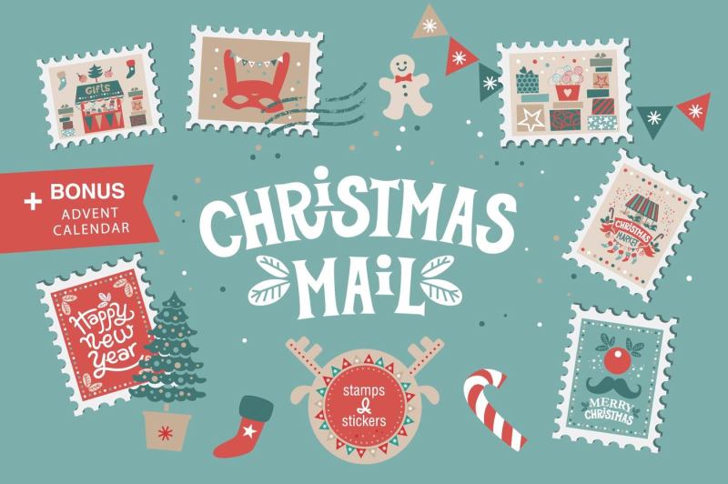 christmas-mail-stamps-and-stickers