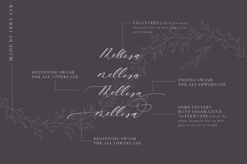 just-married-font-collection