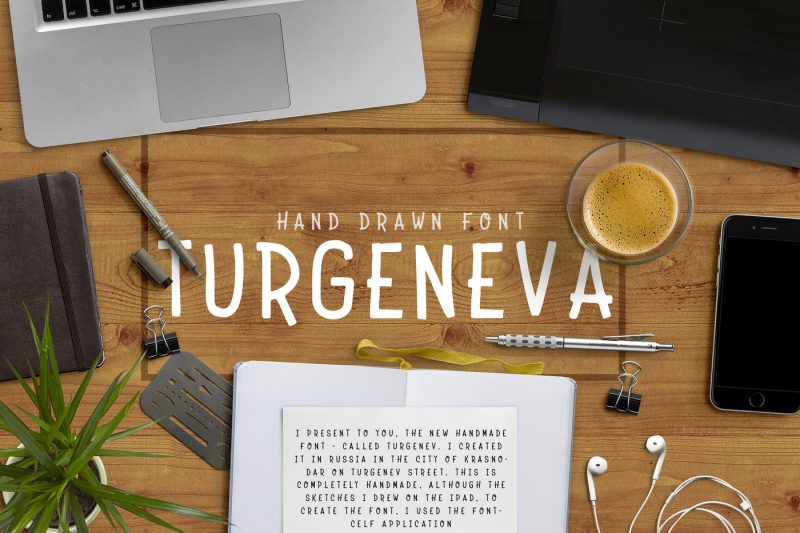turgeneva-handdrawn-font