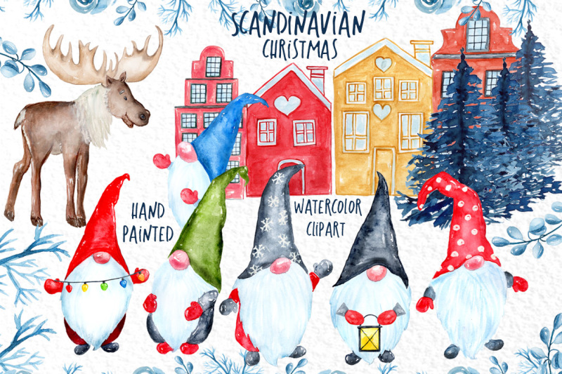watercolor-scandinavian-christmas-gnomes-clipart