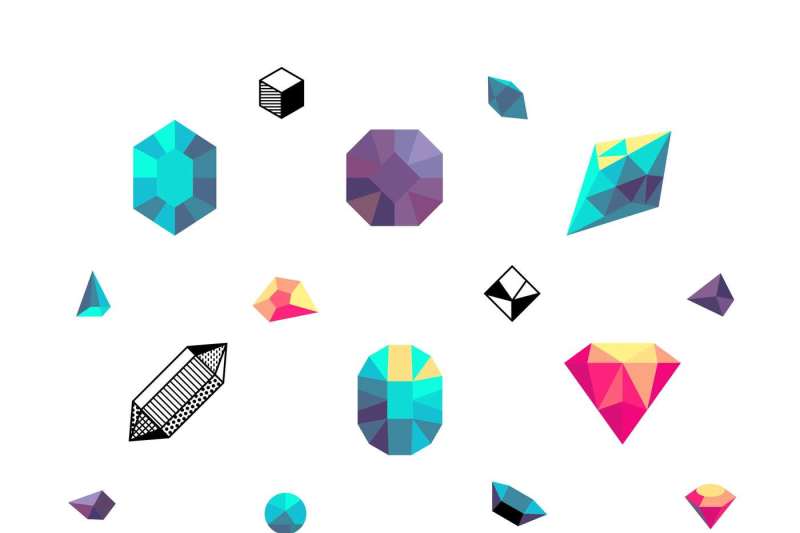 color-crystals-diamond-shapes-polygon-stones-vector-set