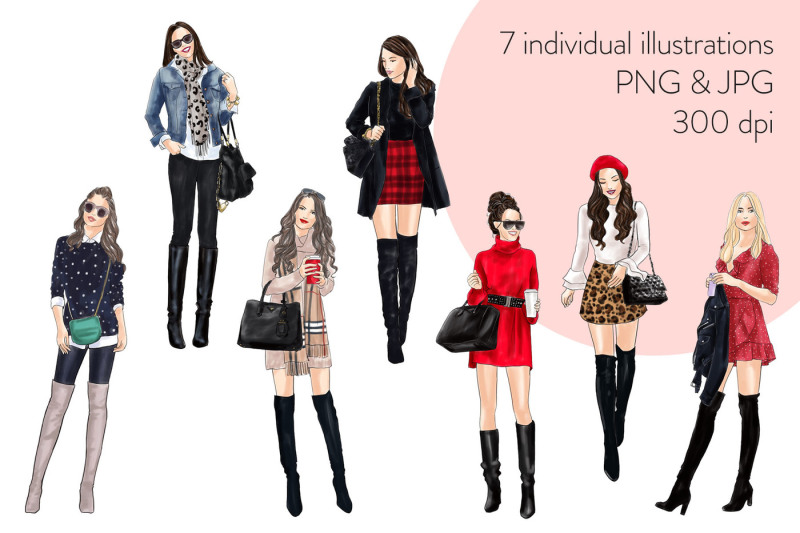 watercolor-fashion-clipart-girls-in-boots-1-light-skin