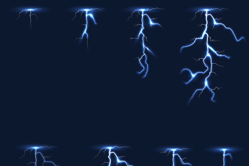 lightning-thunderbolt-fx-animation-frames-sprite-vector-illustration