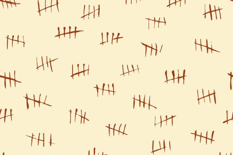 tally-scratch-counting-marks-waiting-numbers-vector-seamless-pattern