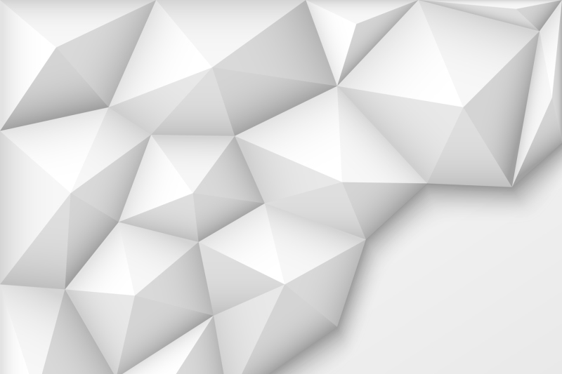 white-3d-geometric-abstract-vector-background-with-low-polygon-pattern
