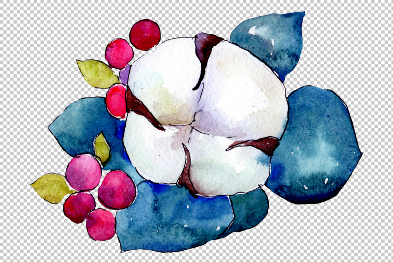 bouquet-flower-composition-png-watercolor-set