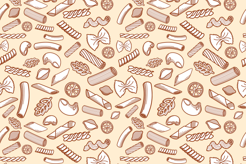 hand-drawn-italian-cuisine-pasta-vector-seamless-pattern