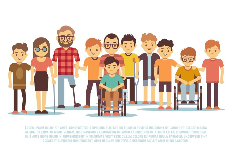 disabled-child-handicapped-children-diverse-students-in-wheelchair-v