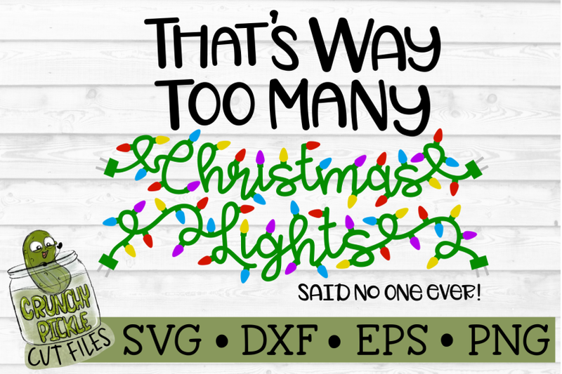 too-many-christmas-lights-svg