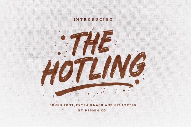 the-hotling-brush-font-extras