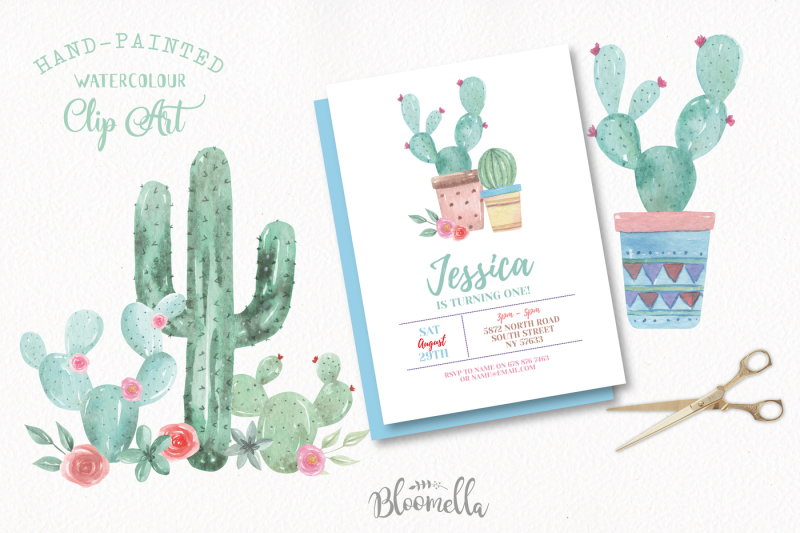 cactus-watercolor-clipart-pots-floral-cacti-succulents-painted