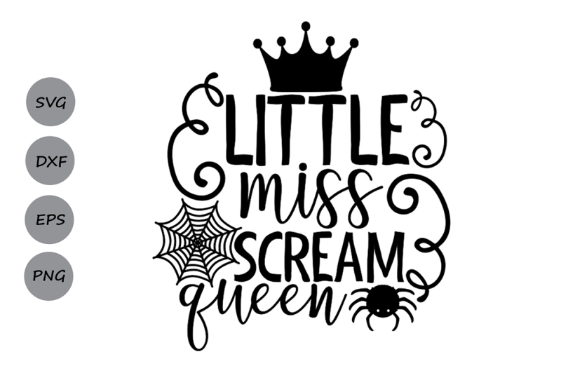 Download Little Miss Scream Queen Svg, Halloween svg, Halloween ...