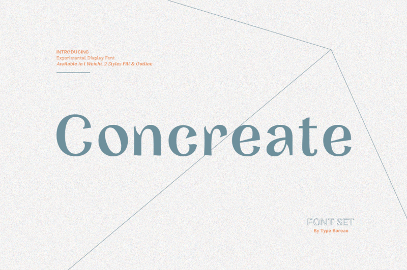 concreate-display-font