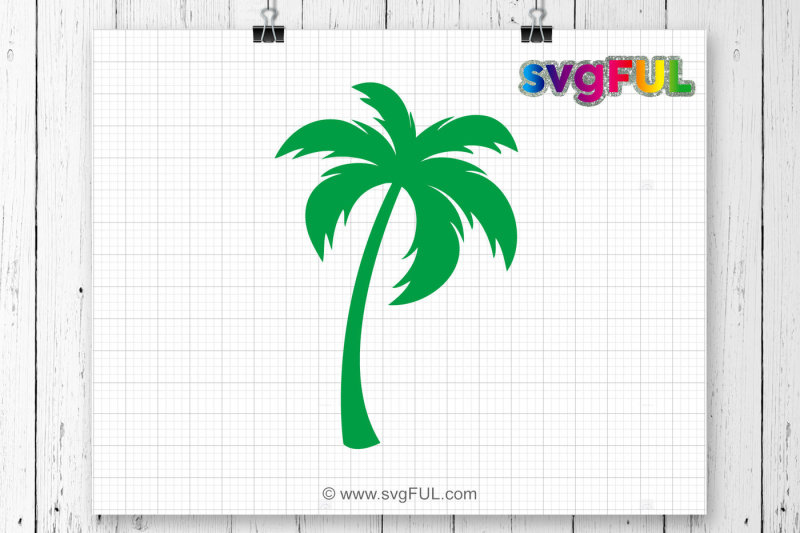 Download Palm Tree Svg, Palm Tree Monogram Svg, Tropical Tree Svg, Summer Svg, By svgFUL | TheHungryJPEG.com