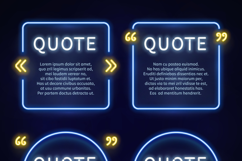 neon-light-box-80s-frames-with-quote-marks-vector-set