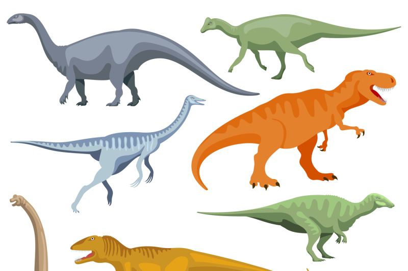 cartoon-dinosaurus-reptiles-vector-set