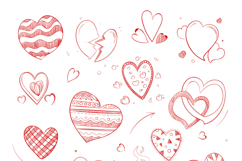 hand-drawn-hearts-vector-doodle-icons-for-wedding-cards