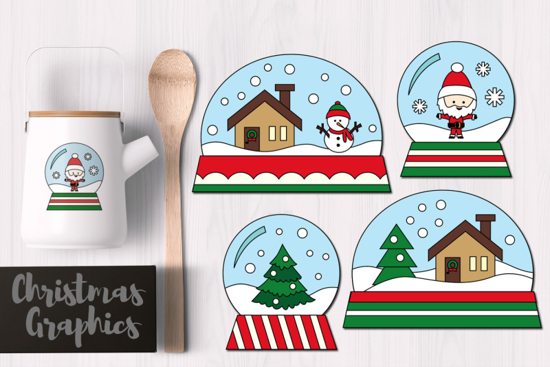 christmas-snowglobes-simple-graphics