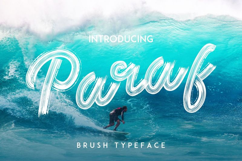 paraf-brush-font