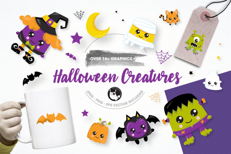 halloween-creatures-graphics-and-illustrations