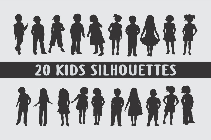 kids-silhouettes-20-eps-files
