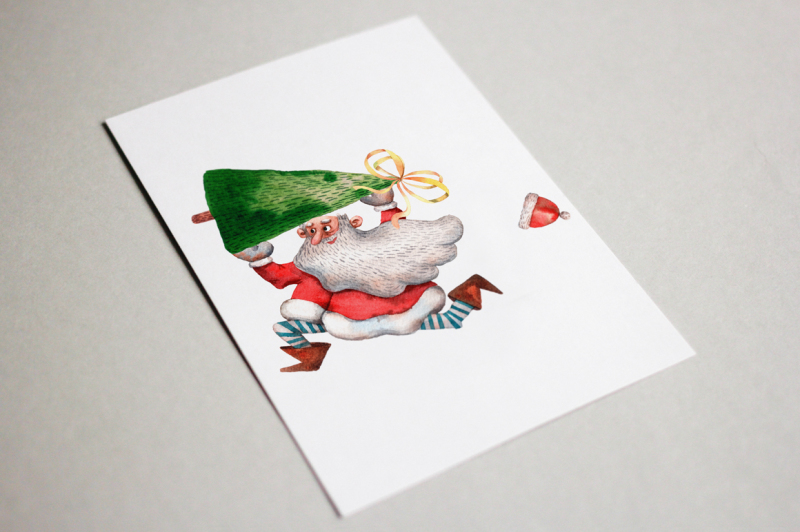 santa-s-little-helpers-watercolor-clip-art-set