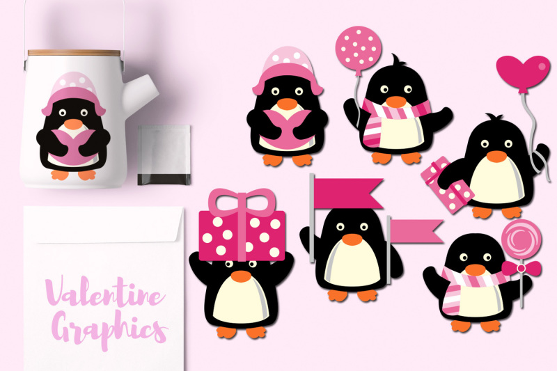 cute-valentine-penguins
