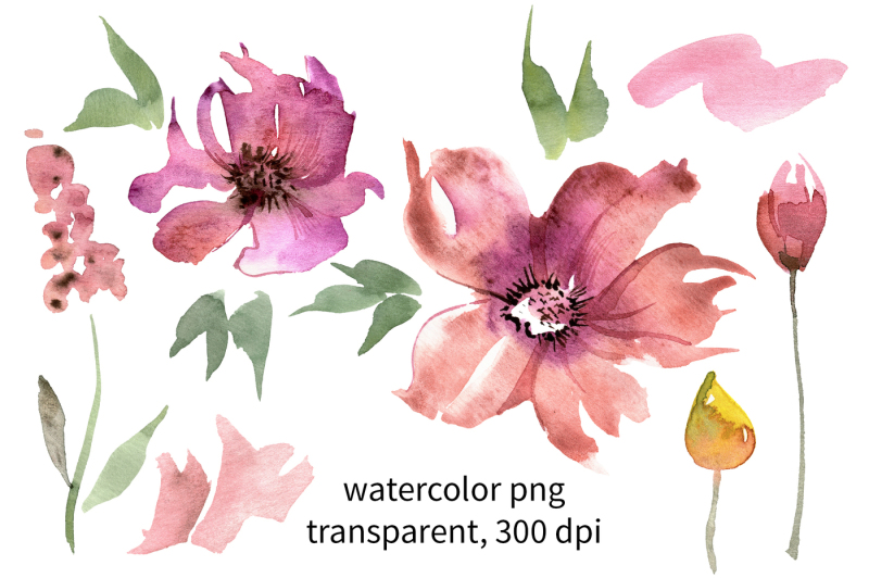 cute-watercolor-flowers