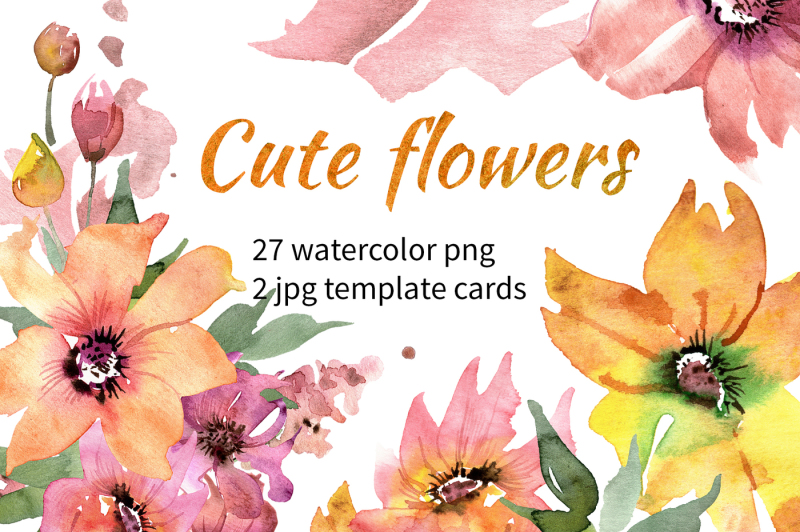 cute-watercolor-flowers