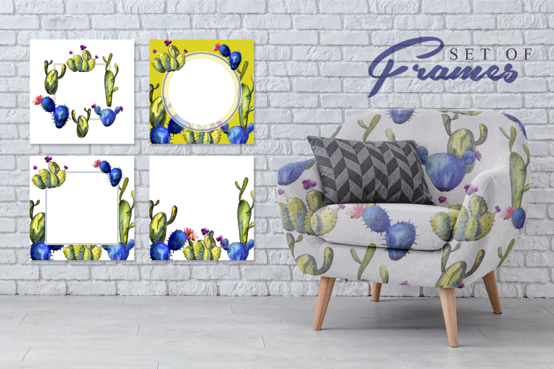 green-and-blue-cactuses-png-watercolor-set