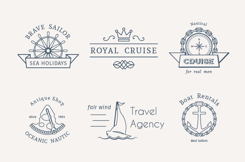 6-retro-nautical-logo-templates