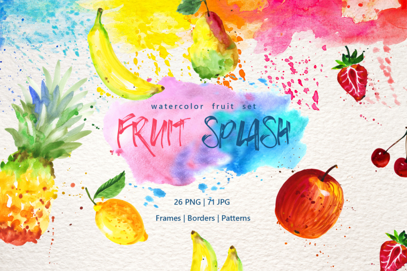 watercolor-fruits-png-set