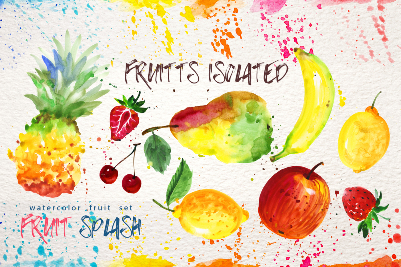 watercolor-fruits-png-set
