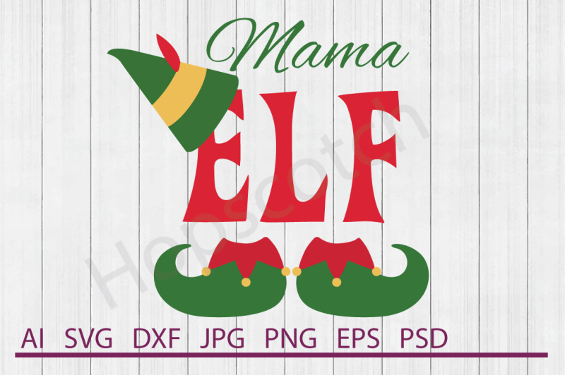 mama-elf-svg-mama-elf-dxf-cuttable-file