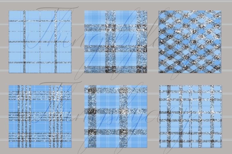 16-luxury-silver-and-light-blue-glitter-plaid-tartan-papers