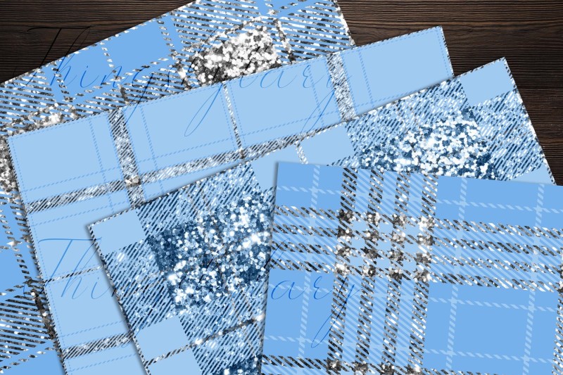 16-luxury-silver-and-light-blue-glitter-plaid-tartan-papers