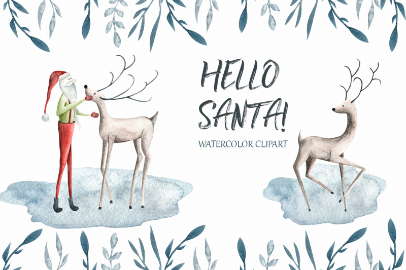 hello-santa-watercolor-clipart