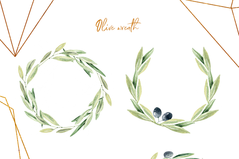 watercolor-olive-branches