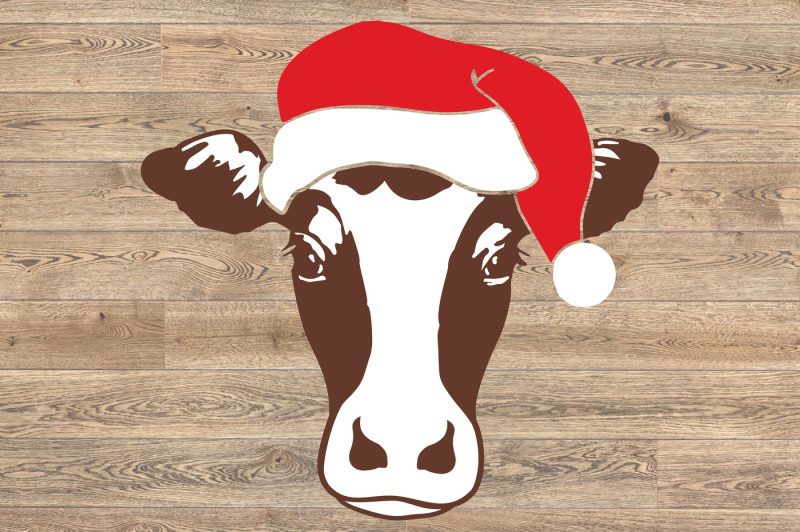 cow-christmas-hat-silhouette-svg-cutting-files-farm-santa-claus-1081s