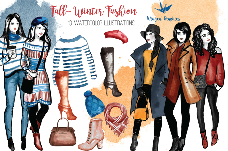 fall-and-winter-fashion-illustrations
