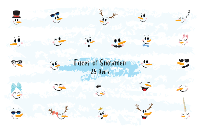 snowman-faces-clip-art