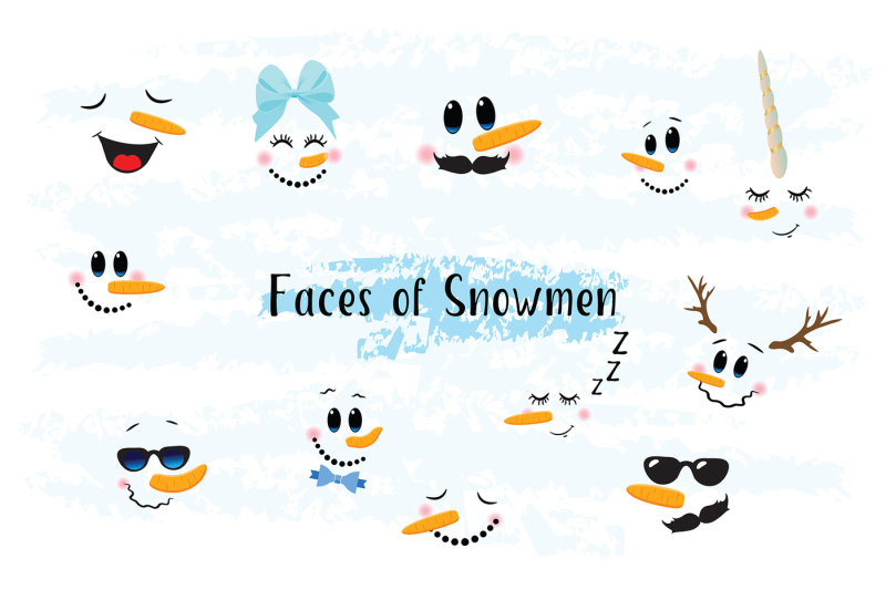 snowman-faces-clip-art