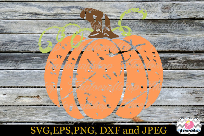 thanksgiving-svg-eps-dxf-and-png-for-distressed-pumpkin