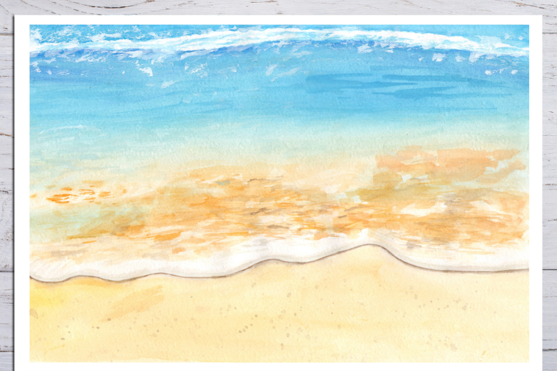 seascape-hand-painted-watercolor