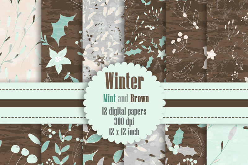 sale-off-120-winter-floral-christmas-holiday-digital-papers