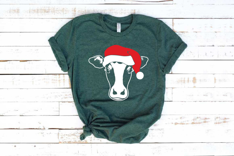 Cow Christmas Hat Silhouette SVG Cutting Files Farm Santa Claus 1086s
Craft SVG.DIY SVG