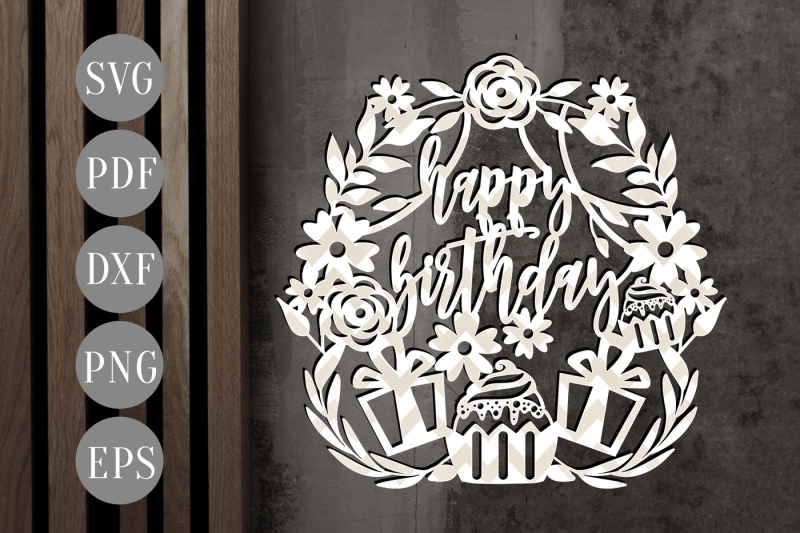 birthday-card-papercut-cutting-file-cupcake-clipart-floral-pdf