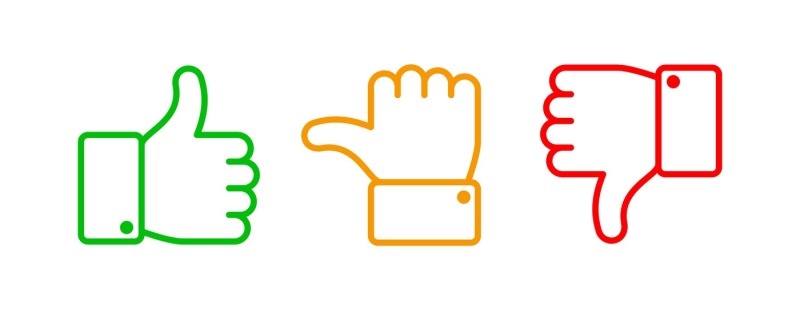 thumbs-up-set-green-like-red-dislike-and-yellow-undecided-line-icons