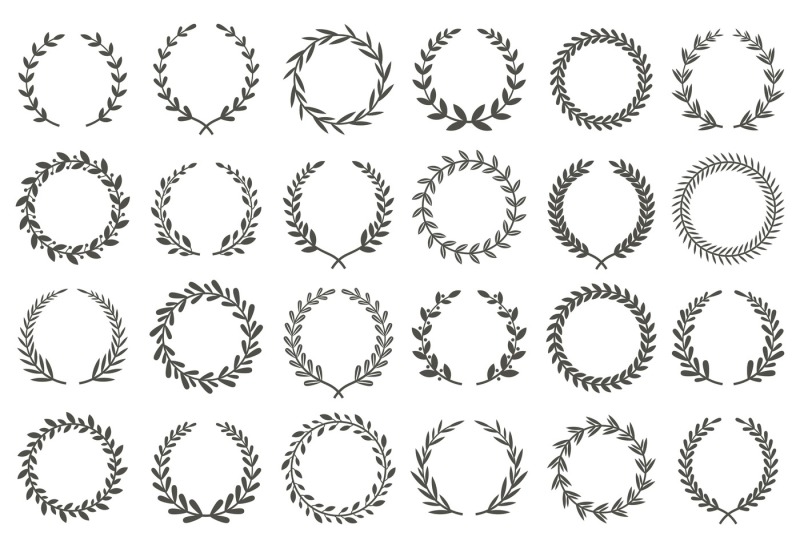 laurel-wreath-vintage-heraldry-branching-leaf-wreaths-laurels-leaves