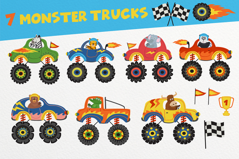 monster-truck-with-animal